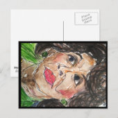 Carte postale Maxine Waters (Devant / Derrière)