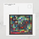 Carte Postale May Picture, par Paul Klee, 1925 (Devant / Derrière)