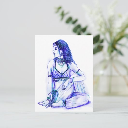 Carte postale Maya (Debout devant)