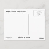 Carte postale Maya (Dos)