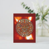 Carte Postale maya aztec calendar (Debout devant)