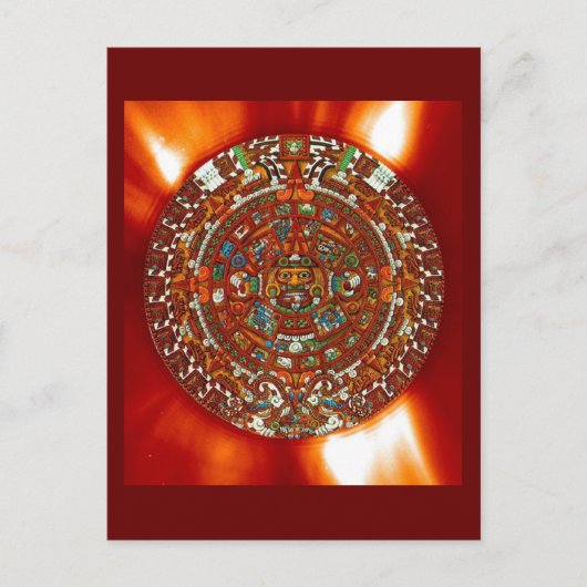 Carte Postale maya aztec calendar (Devant)