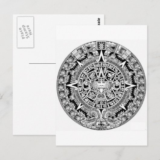 Carte Postale Maya Calander (Devant / Derrière)