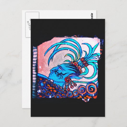 Carte Postale Mayan Elf : Défiance (Devant / Derrière)