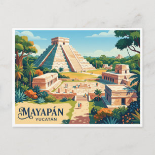 Carte Postale Mayapán Tecoh Mexique