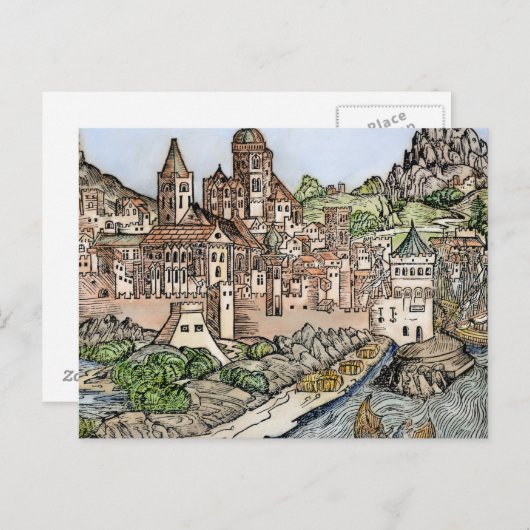 Carte Postale Mayence, 1493 (Devant / Derrière)