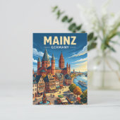 Carte Postale Mayence Allemagne (Debout devant)
