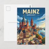 Carte Postale Mayence Allemagne (Devant / Derrière)