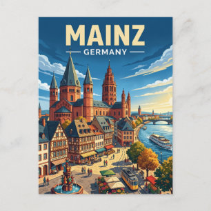 Carte Postale Mayence Allemagne