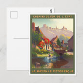 Carte Postale Mayenne France voyage vintage (Devant / Derrière)