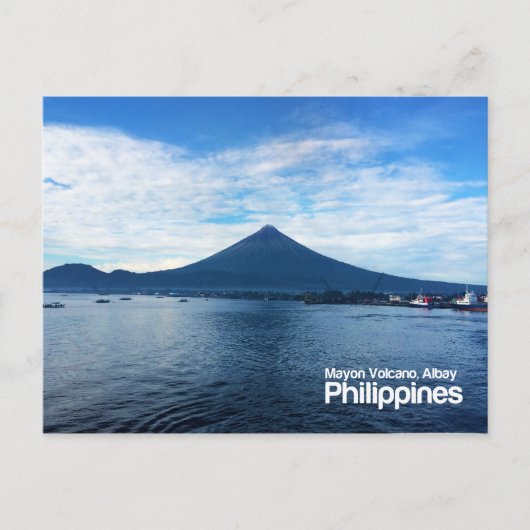 Carte postale Mayon Volcano Albay Philippines (Devant)