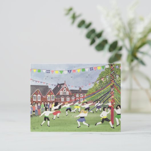 Carte Postale Maypole Dancing 1991 (Debout devant)