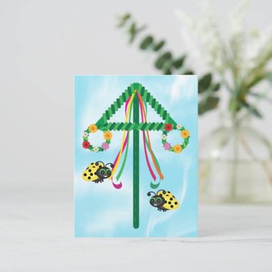 Carte Postale Maypole de Ladybug (Debout devant)