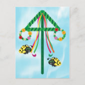 Carte Postale Maypole de Ladybug (Devant)