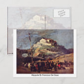 Carte Postale Maypole Par Francisco De Goya (Devant / Derrière)