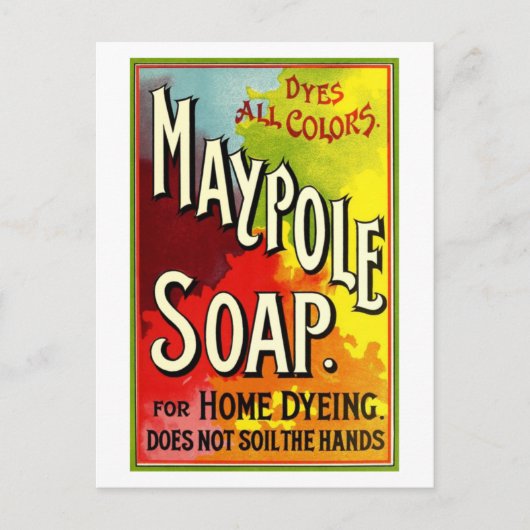 Carte Postale "Maypole Soap Advertisement" (Devant)