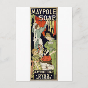 Carte Postale Maypole Soap Dyes N'Importe Quelle Couleur - Pays-