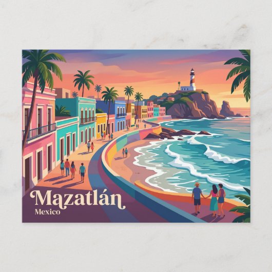 Carte Postale Mazatlán Mexique (Devant)