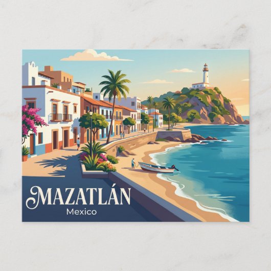 Carte Postale Mazatlán Mexique (Devant)