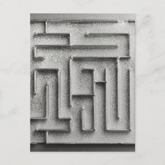 Carte Postale Maze argenté (Devant)