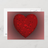 Carte Postale Maze Heart (Devant / Derrière)