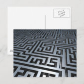 Carte Postale Maze métallique (Devant / Derrière)