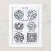 Carte Postale Mazes, c.1900 (gravure) (photo b/w) (Devant)