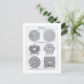 Carte Postale Mazes, c.1900 (gravure) (photo b/w) (Debout devant)