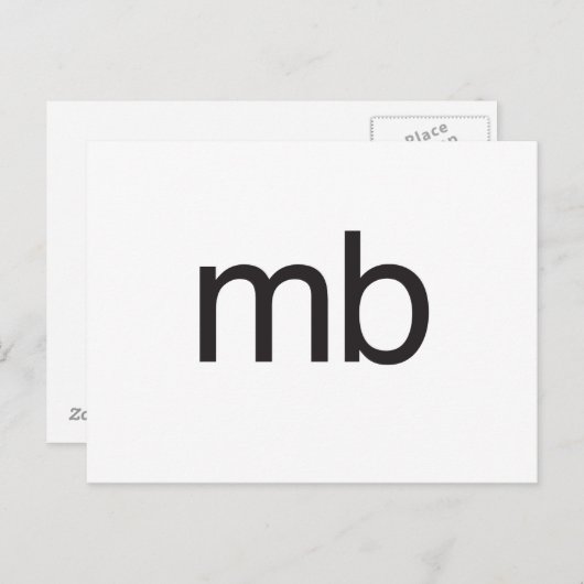 Carte Postale mb (Devant / Derrière)