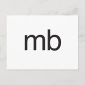 Carte Postale mb (Devant)