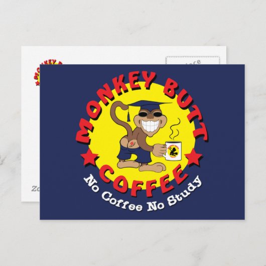 Carte Postale MBC No Coffee No Study Post Card (Devant / Derrière)