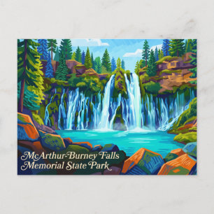 Carte Postale McArthur-Burney Falls Memorial State Park
