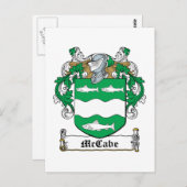 Carte Postale McCabe Family Crest (Devant / Derrière)