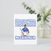 Carte Postale McCain Palin démenti (Debout devant)