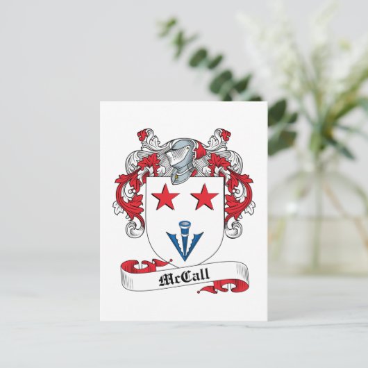 Carte Postale McCall Family Crest (Debout devant)