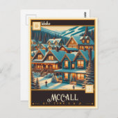 Carte Postale McCall, Idaho | VINTAGE (Devant / Derrière)