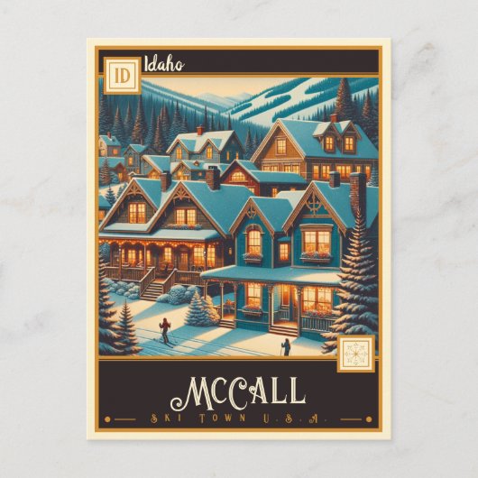 Carte Postale McCall, Idaho | VINTAGE (Devant)