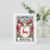 Carte Postale McCarthy Family Crest (Debout devant)