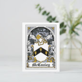 Carte Postale McCauley Family Crest (Debout devant)