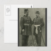 Carte Postale McClellan et McDowell (Devant / Derrière)