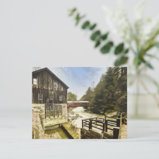 CARTE POSTALE MCCONNELLS MILL STATE PARK - PENNSYLVANIA USA (Debout devant)