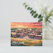 Carte Postale McCook, Nebraska, États-Unis (Debout devant)