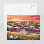 Carte Postale McCook, Nebraska, États-Unis (Devant / Derrière)