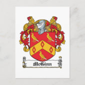 Carte Postale McGinn Family Crest (Devant)
