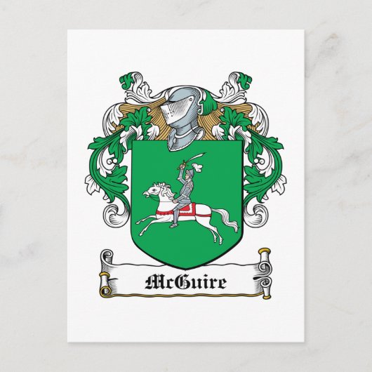 Carte Postale McGuire Family Crest (Devant)