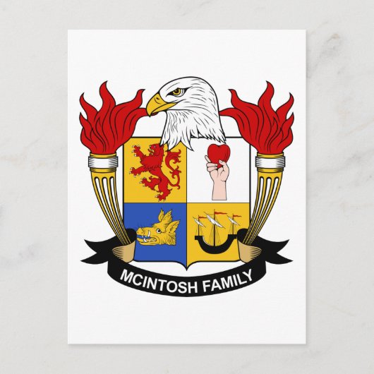 Carte Postale McIntosh Family Crest (Devant)