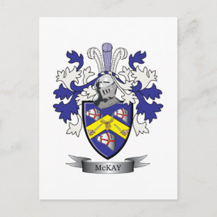 Carte Postale McKay Family Crest Coat of Arms