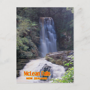 Carte Postale McLean Falls, Nouvelle-Zélande