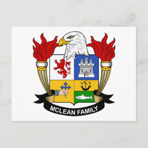 Carte Postale McLean Family Crest