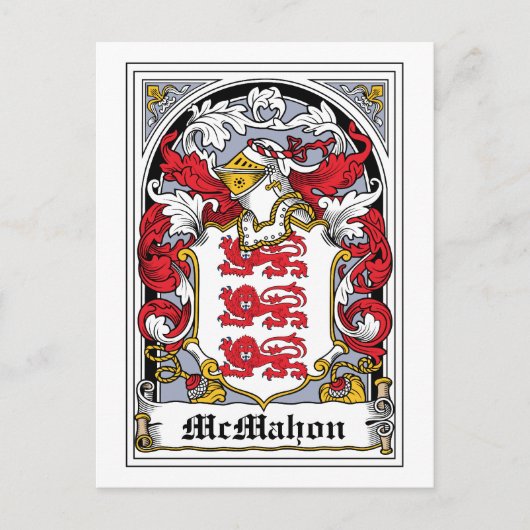 Carte Postale McMahon Family Crest (Devant)